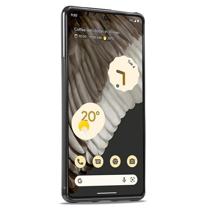 LC.imeeke - LC.IMEEKE Google Pixel 7 Pro Fodral PU Läder - Svart