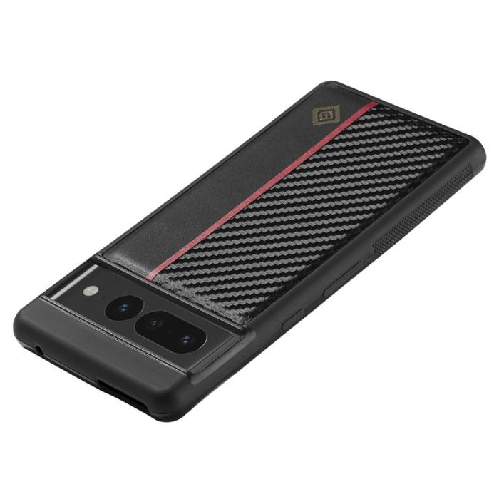 LC.imeeke - LC.IMEEKE Google Pixel 7 Pro Fodral PU Läder - Svart