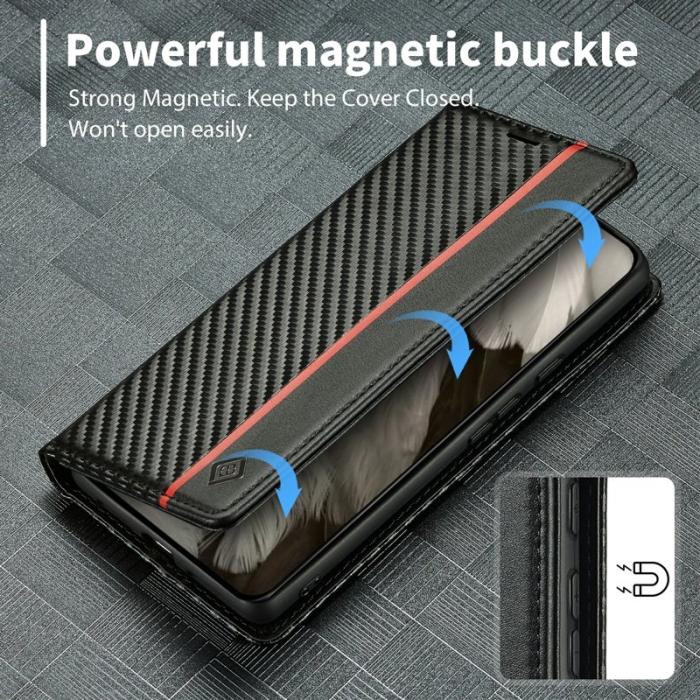 LC.imeeke - LC.IMEEKE Google Pixel 8 Plånboksfodral Konstläder - Vertikal rand