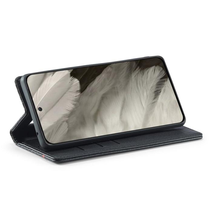 LC.imeeke - LC.IMEEKE Google Pixel 8 Plånboksfodral i Konstläder - Svart