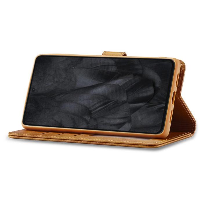 LC.imeeke - LC.IMEEKE Google Pixel 8 Pro Fodral PU Läder - Ljusbrun