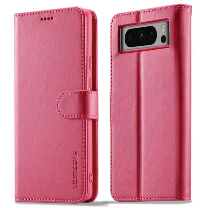 LC.imeeke - LC.IMEEKE Google Pixel 8 Pro Fodral PU Läder - Rose