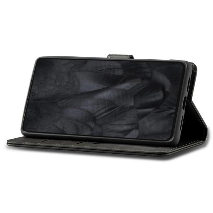 LC.imeeke - LC.IMEEKE Google Pixel 8 Pro Fodral PU Läder - Svart