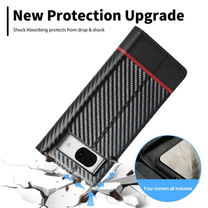 LC.imeeke - LC.IMEEKE Google Pixel 8a Plånboksfodral Konstläder - Horisontell Rand