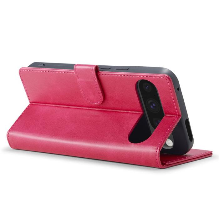 LC.imeeke - LC.IMEEKE Google Pixel 9 / 9 Pro Fodral Äkta läder - Rosé