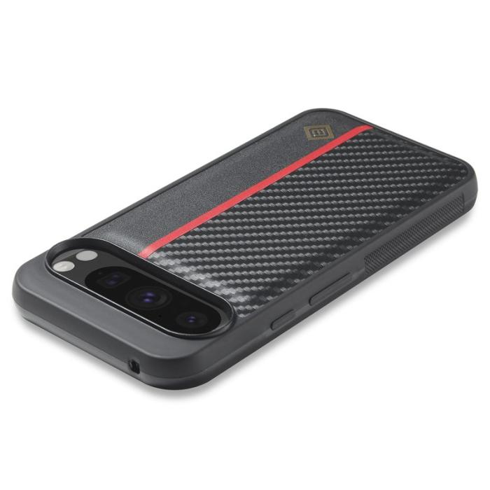 LC.imeeke - LC.IMEEKE Google Pixel 9 Fodral Äkta läder - Vit