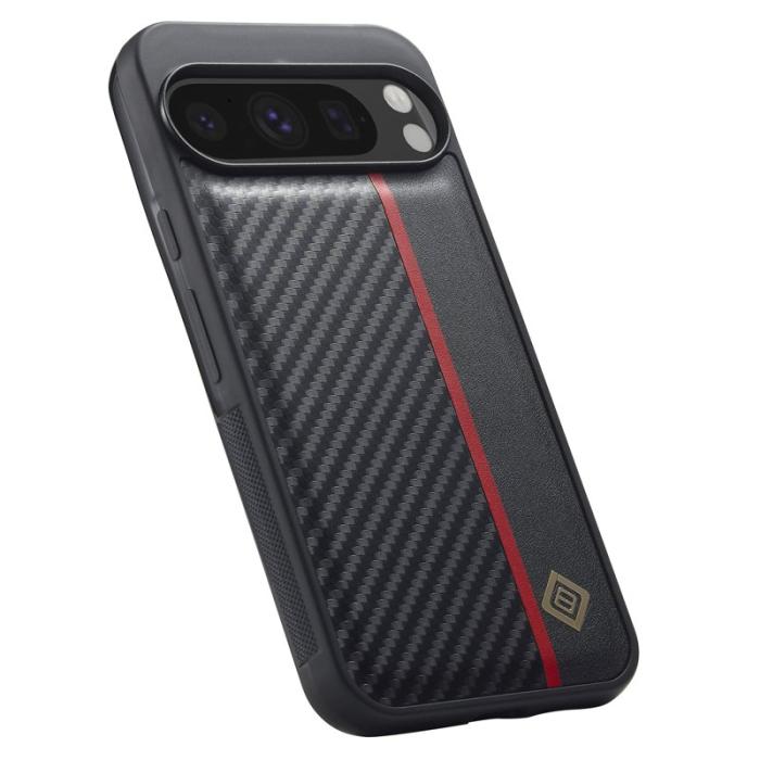 LC.imeeke - LC.IMEEKE Google Pixel 9 Pro XL Fodral - Kolfiber - Svart