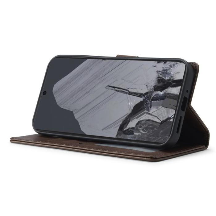 LC.imeeke - LC.IMEEKE Google Pixel 9 Pro XL Fodral PU Läder - Brun