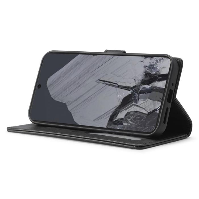 LC.imeeke - LC.IMEEKE Google Pixel 9 Pro XL Fodral PU Läder - Svart