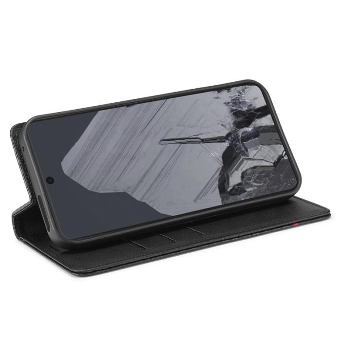 LC.imeeke - LC.IMEEKE Google Pixel 9 Pro XL Wallet Fodral Äkta läder - Svart