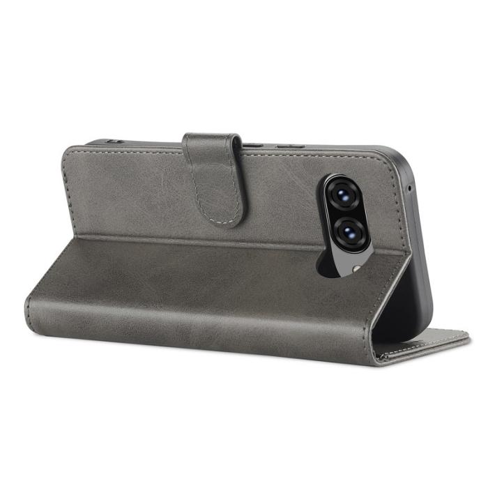 LC.imeeke - LC.IMEEKE Google Pixel 9a Fodral PU Läder - Grå