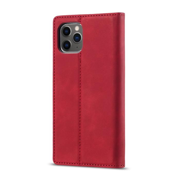 LC.imeeke - LC.IMEEKE iPhone 11 Pro Max Fodral i Äkta läder - Röd