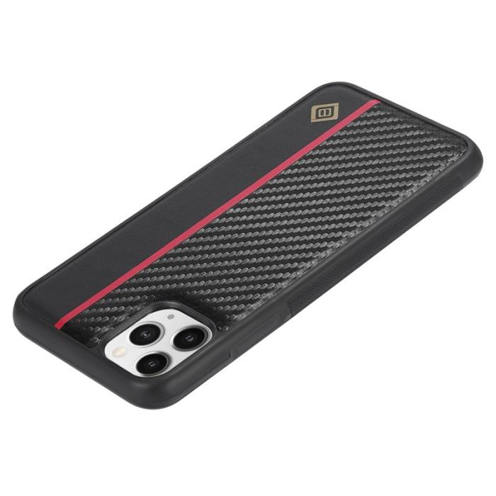 LC.imeeke - LC.IMEEKE iPhone 11 Pro Max Skal Äkta läder - Svart