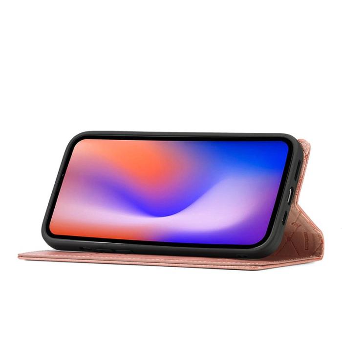 LC.imeeke - LC.IMEEKE iPhone 12 Pro Max Skal Äkta läder - Roséguld