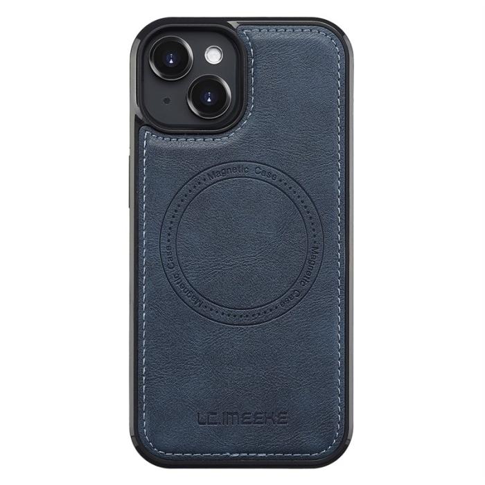 LC.imeeke - LC.IMEEKE iPhone 13 mini Fodral Äkta läder - Blå