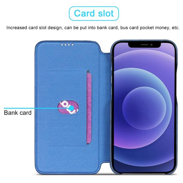 LC.imeeke - LC.IMEEKE iPhone 13 Pro Fodral i PU-läder - Blå