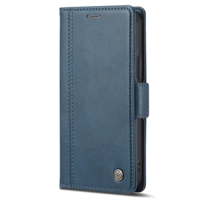 LC.imeeke - LC.IMEEKE iPhone 13 Skal Shockproof PU Läder - Blå