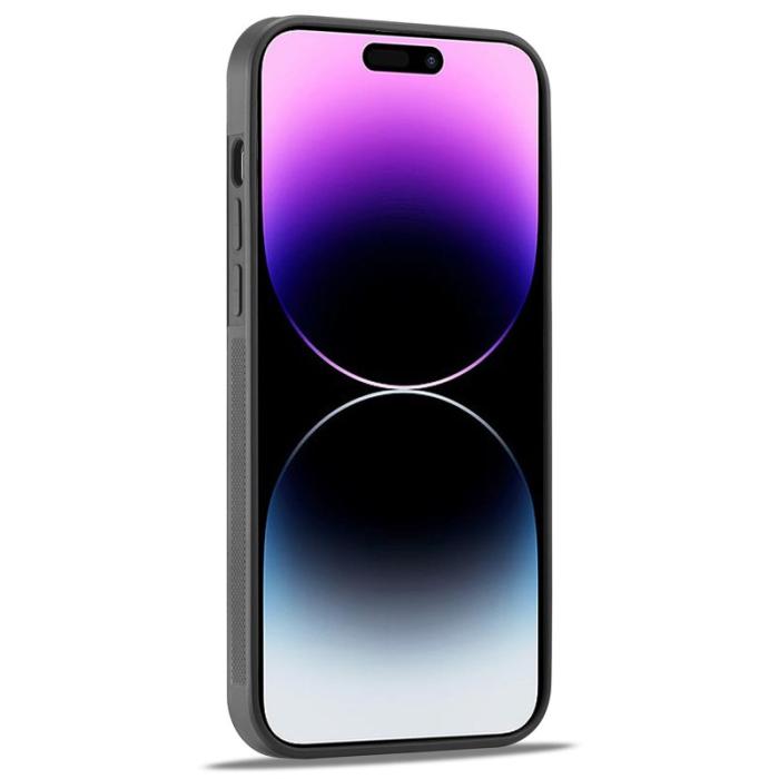 LC.imeeke - LC.IMEEKE iPhone 14 Pro Max Skal - Kolfiber Splicing - Svart