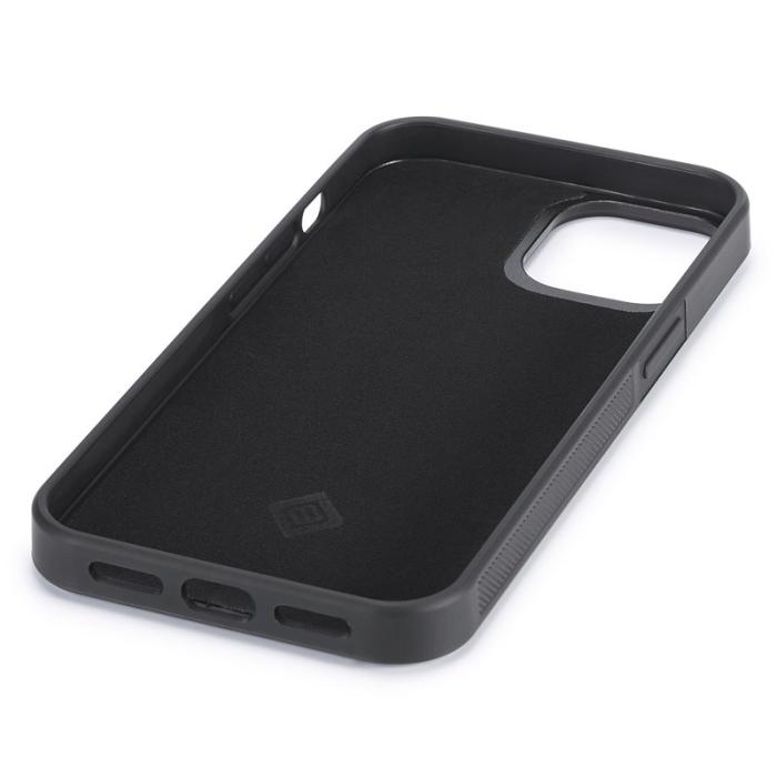 LC.imeeke - LC.IMEEKE iPhone 15 Fodral - Kolfiber Textur - PU Läder - Svart