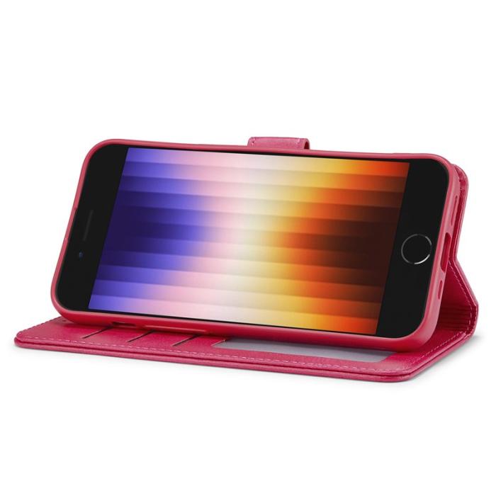 LC.imeeke - LC.IMEEKE iPhone 16e Fodral Äkta läder - Rose