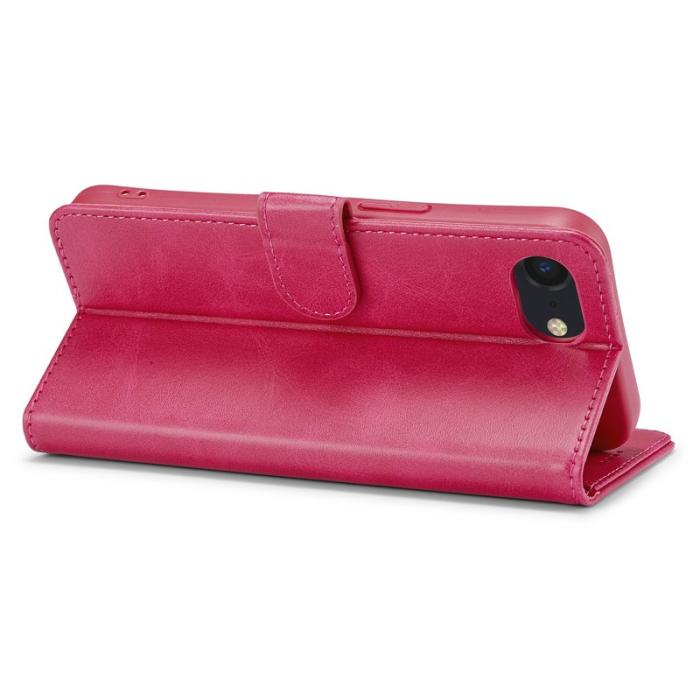 LC.imeeke - LC.IMEEKE iPhone 16e Fodral Äkta läder - Rose