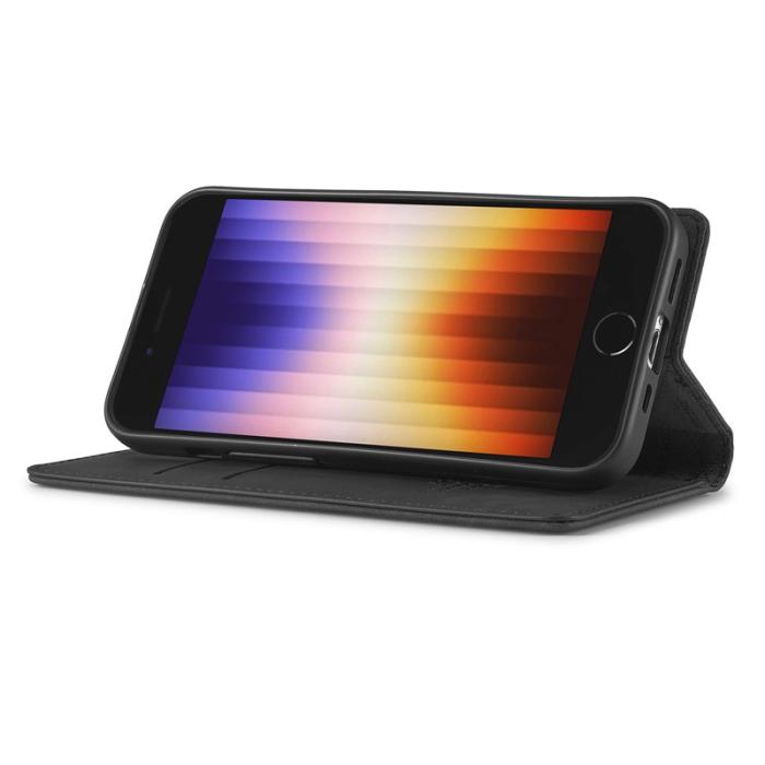 LC.imeeke - LC.IMEEKE iPhone 16e Fodral Scratch-Proof Mikrofiberläder - Svart