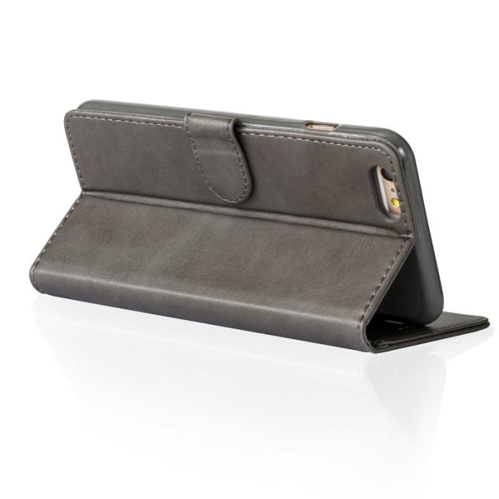 LC.imeeke - LC.IMEEKE iPhone 6s/6 Skal i Texturerat PU Läder - Grå