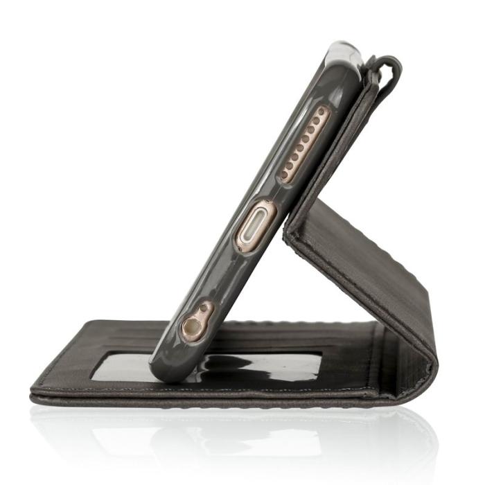 LC.imeeke - LC.IMEEKE iPhone 6s/6 Skal i Texturerat PU Läder - Grå