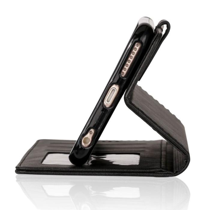 LC.imeeke - LC.IMEEKE iPhone 6s/6 Skal i Texturerat PU Läder - Svart