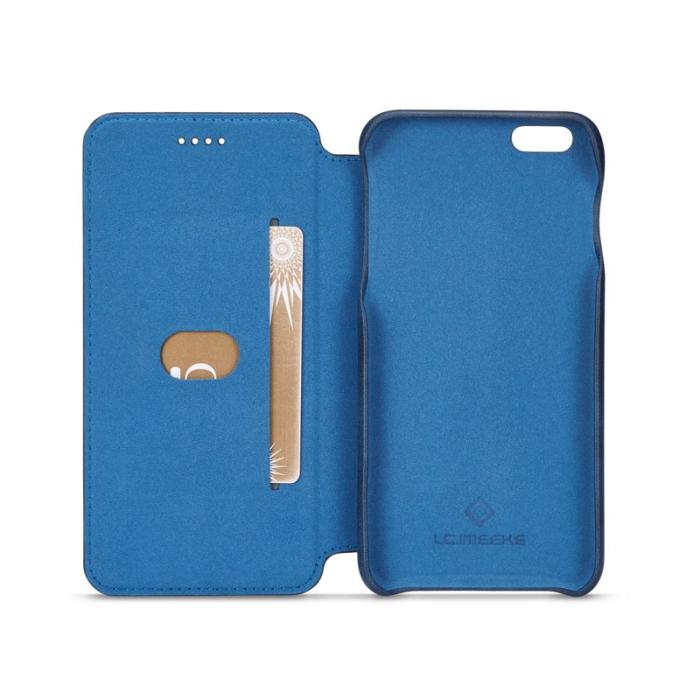 LC.imeeke - LC.IMEEKE iPhone 6s Plus/6 Plus Retro Läderfodral - Blå