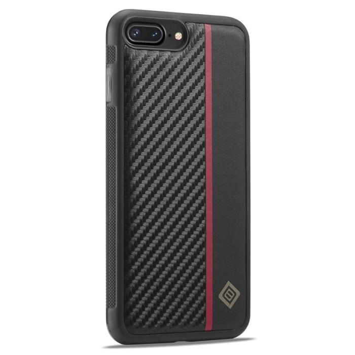 LC.imeeke - LC.IMEEKE iPhone 7 Plus / 8 Plus Fodral PU Läder - Svart