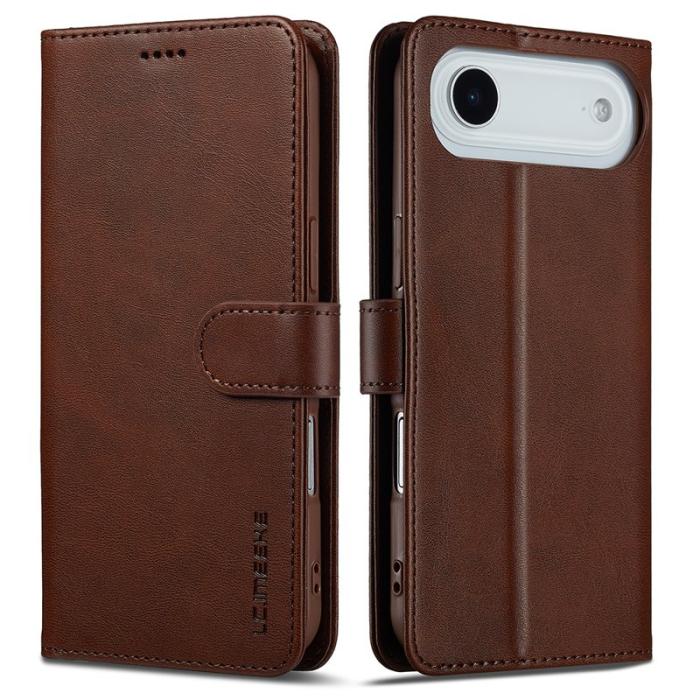 LC.imeeke - LC.IMEEKE iPhone Air Fodral PU Läder - Brun