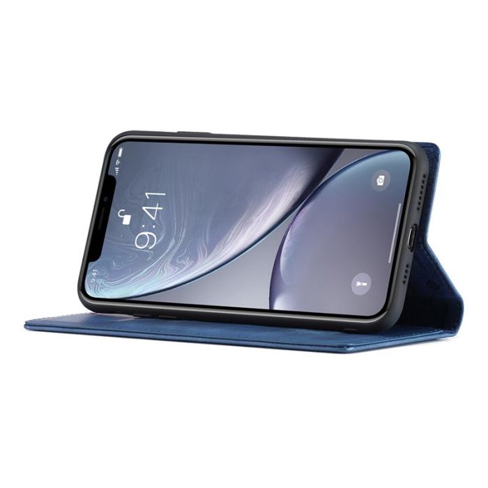 LC.imeeke - LC.IMEEKE iPhone XR Skal i TPU och PU Läder - Blå