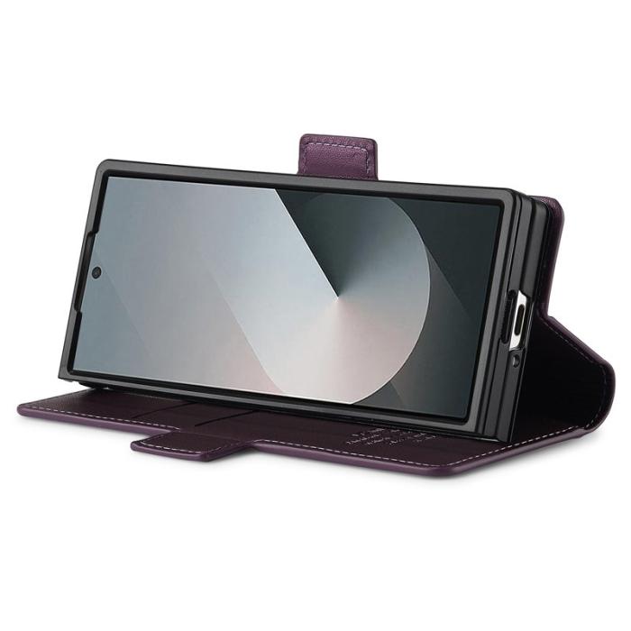 LC.imeeke - LC.IMEEKE L1 Fodral för Samsung Galaxy Z Fold5 PU Läder - Lila