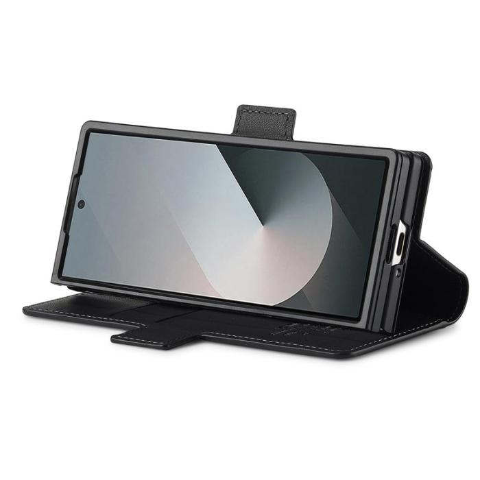 LC.imeeke - LC.IMEEKE L1 Fodral för Samsung Galaxy Z Fold5 PU Läder - Svart