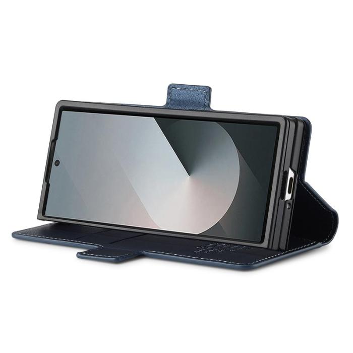 LC.imeeke - LC.IMEEKE L1 Samsung Galaxy Z Fold6 Plånboksfodral Konstläder - Blå