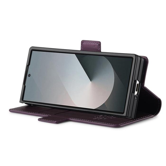 LC.imeeke - LC.IMEEKE L1 Samsung Galaxy Z Fold6 Plånboksfodral Konstläder - Lila