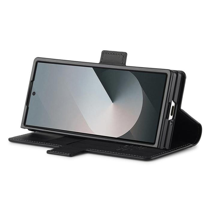 LC.imeeke - LC.IMEEKE L1 Samsung Galaxy Z Fold6 Plånboksfodral Konstläder - Svart