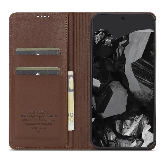 LC.imeeke - LC.IMEEKE L1 Series Fodral PU Läder - Skyddande - Brun