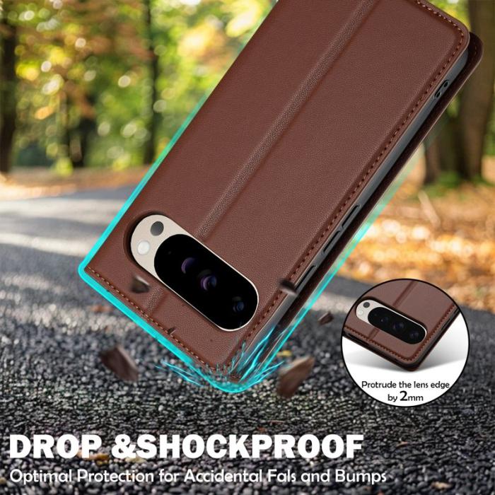 LC.imeeke - LC.IMEEKE L1 Series Fodral PU Läder - Skyddande - Brun