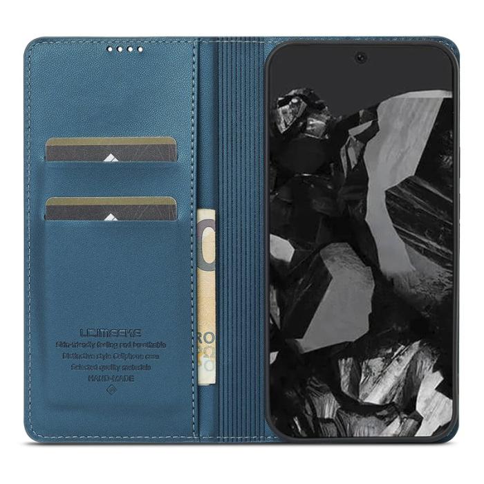 LC.imeeke - LC.IMEEKE L1 Series Google Pixel 10 Pro Fodral PU Läder - Blå