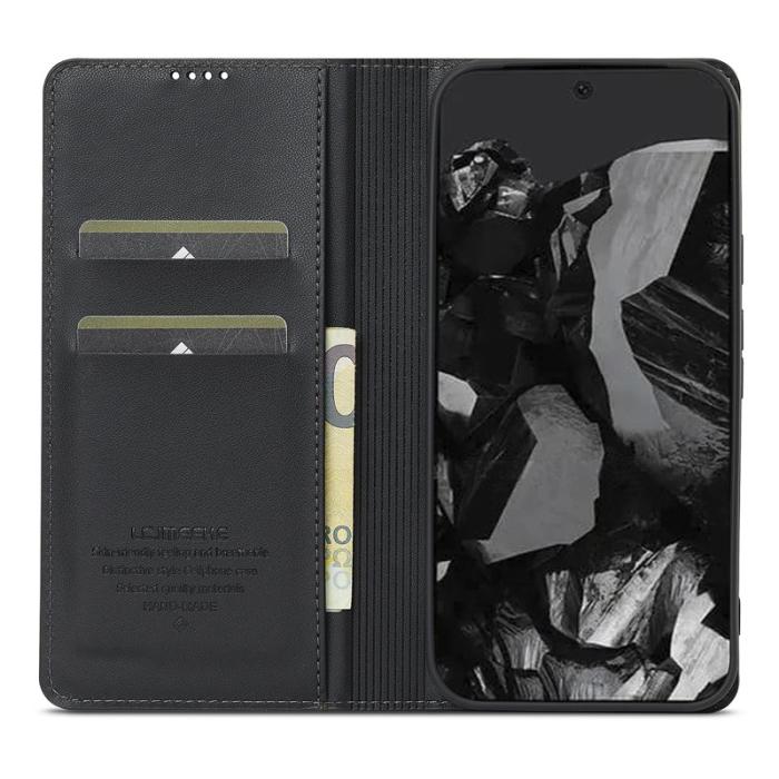 LC.imeeke - LC.IMEEKE L1 Series Google Pixel 10 Pro Fodral PU Läder - Svart