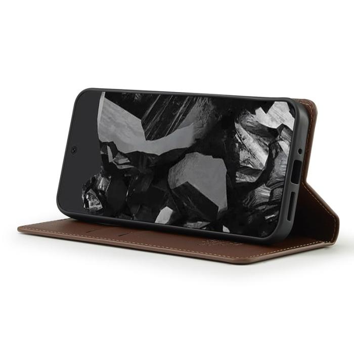 LC.imeeke - LC.IMEEKE L1 Series Google Pixel 10 Pro XL Fodral PU Läder - Brun