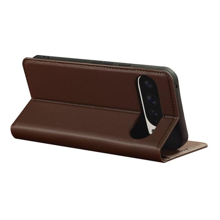 LC.imeeke - LC.IMEEKE L1 Series Google Pixel 10 Pro XL Fodral PU Läder - Brun