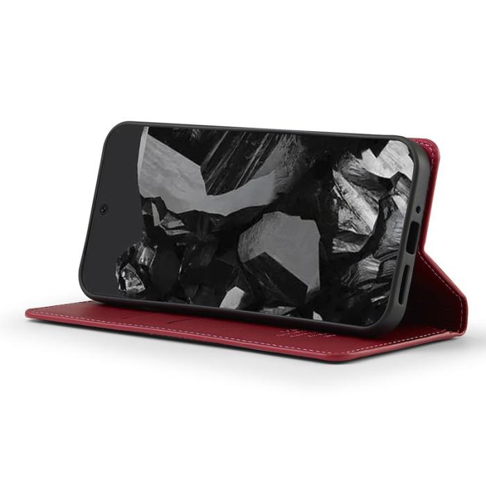 LC.imeeke - LC.IMEEKE L1 Series Google Pixel 10 Pro XL Fodral PU Läder - Röd