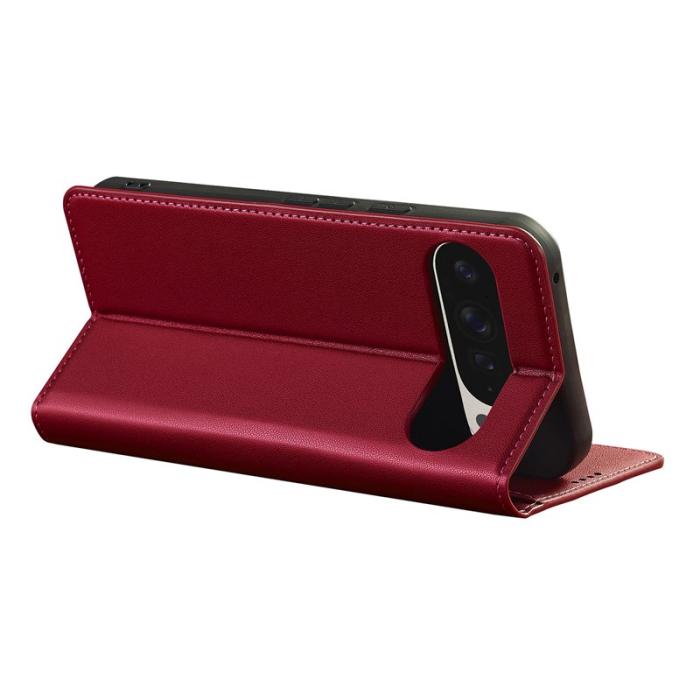 LC.imeeke - LC.IMEEKE L1 Series Google Pixel 10 Pro XL Fodral PU Läder - Röd