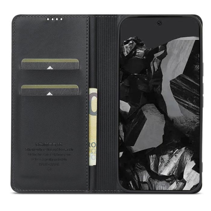 LC.imeeke - LC.IMEEKE L1 Series Google Pixel 10 Pro XL Fodral PU Läder - Svart