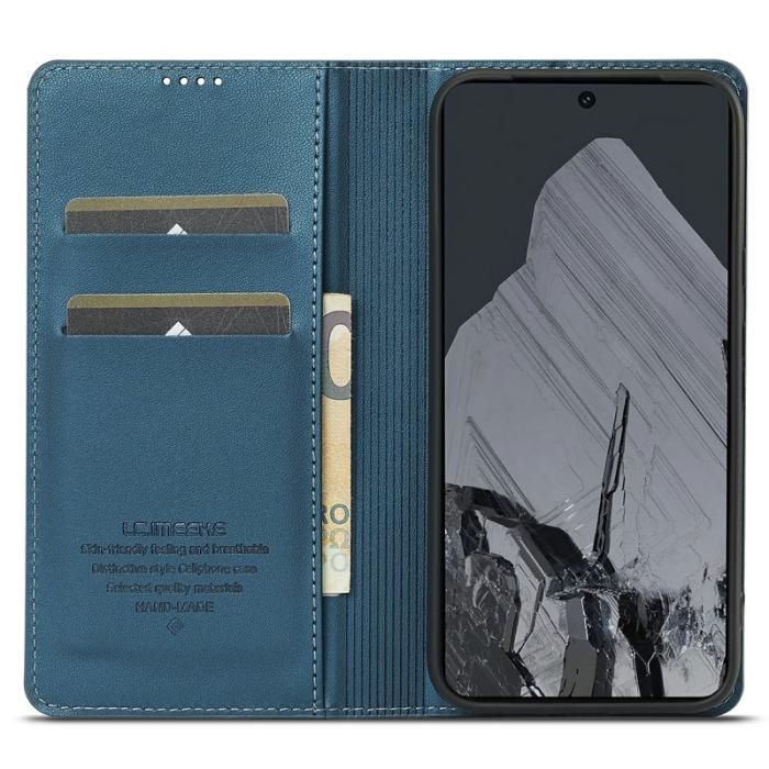 LC.imeeke - LC.IMEEKE L1 Series Google Pixel 8 Pro Fodral PU Läder - Blå