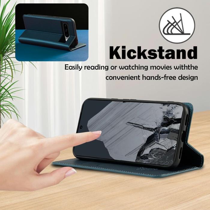 LC.imeeke - LC.IMEEKE L1 Series Google Pixel 8 Pro Fodral PU Läder - Blå