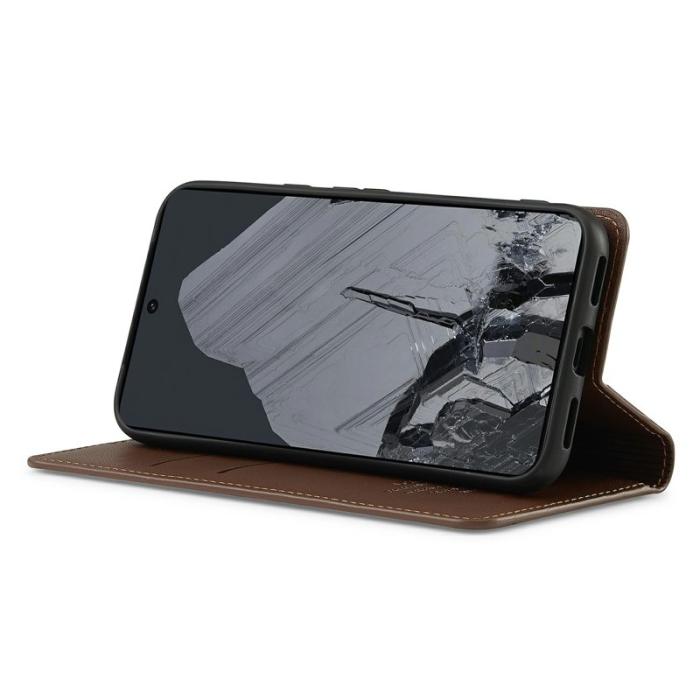 LC.imeeke - LC.IMEEKE L1 Series Google Pixel 8 Pro Fodral PU Läder - Brun